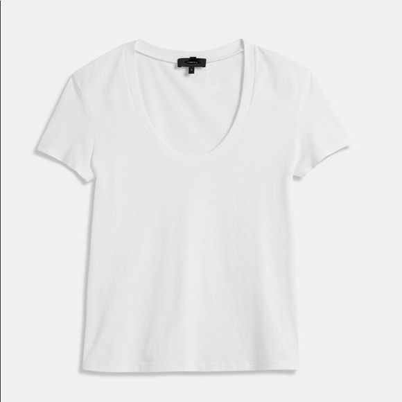 Tops - A.L.I.K.E. white crew neck T-shirt never worn.